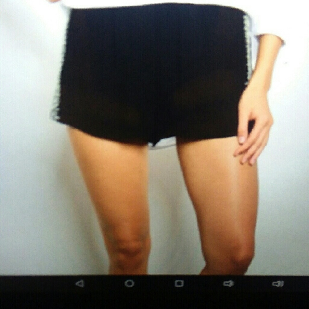 Black Shorts with Embroidery Final Price!